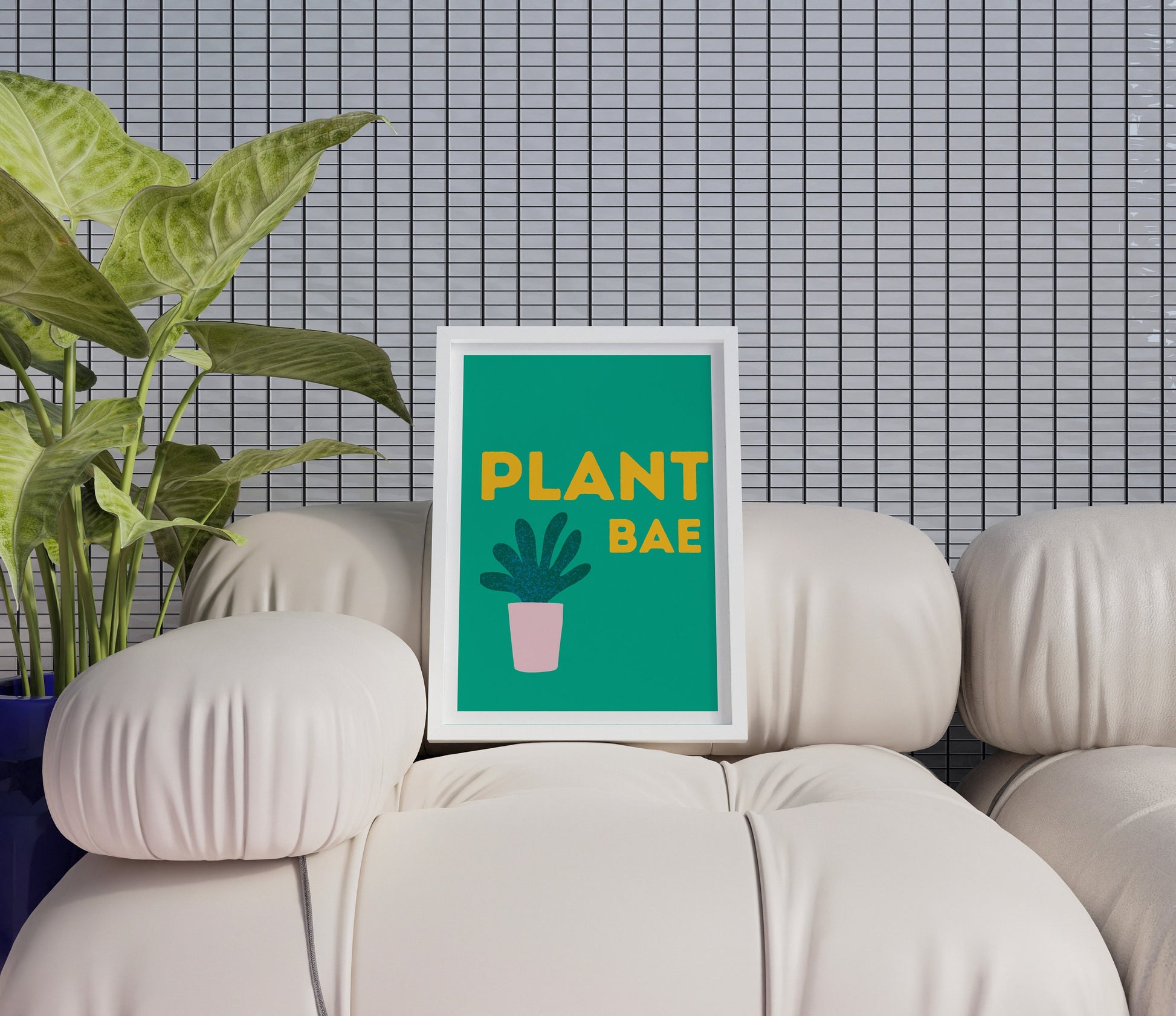 Plant Bae, Bold & Quirky Art Print - PulpKo