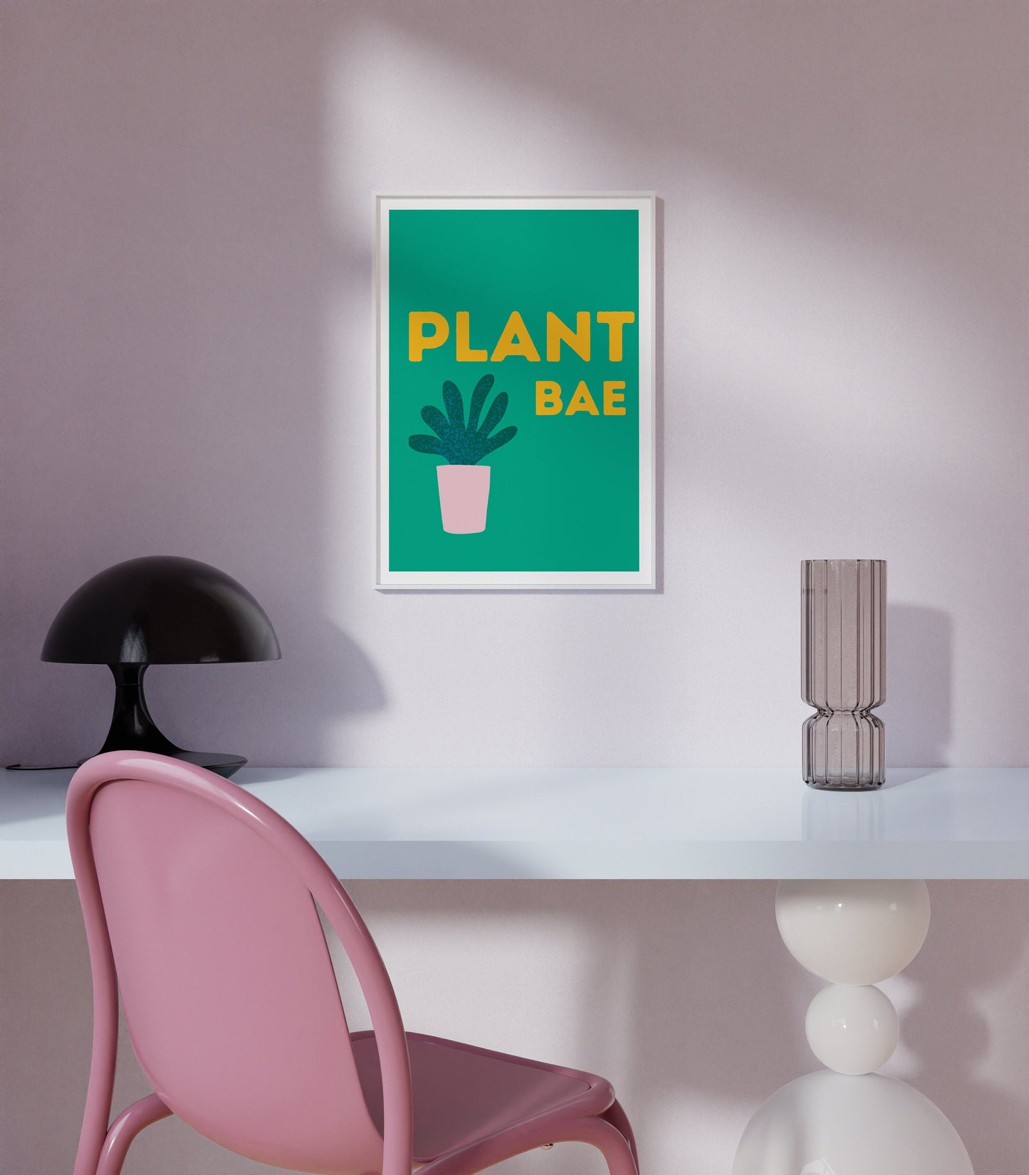 Plant Bae, Bold & Quirky Art Print - PulpKo