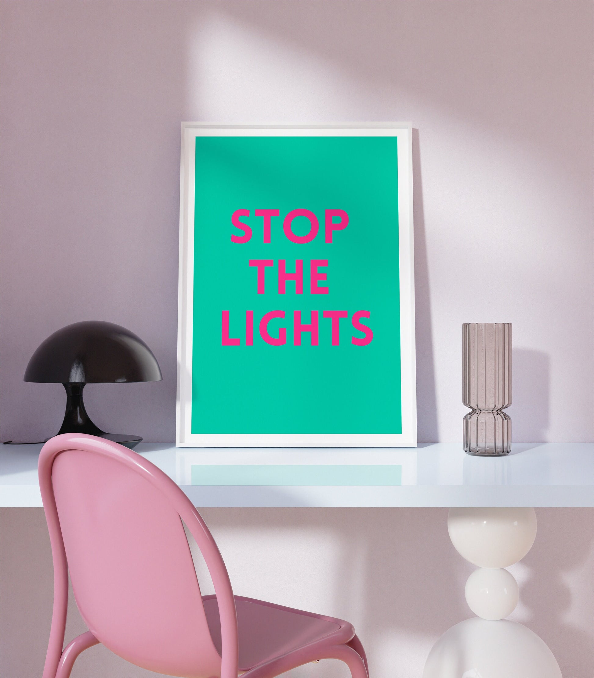 Stop The Lights Wall Art Print - PulpKo