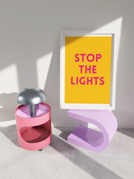 Stop The Lights Wall Art Print - PulpKo