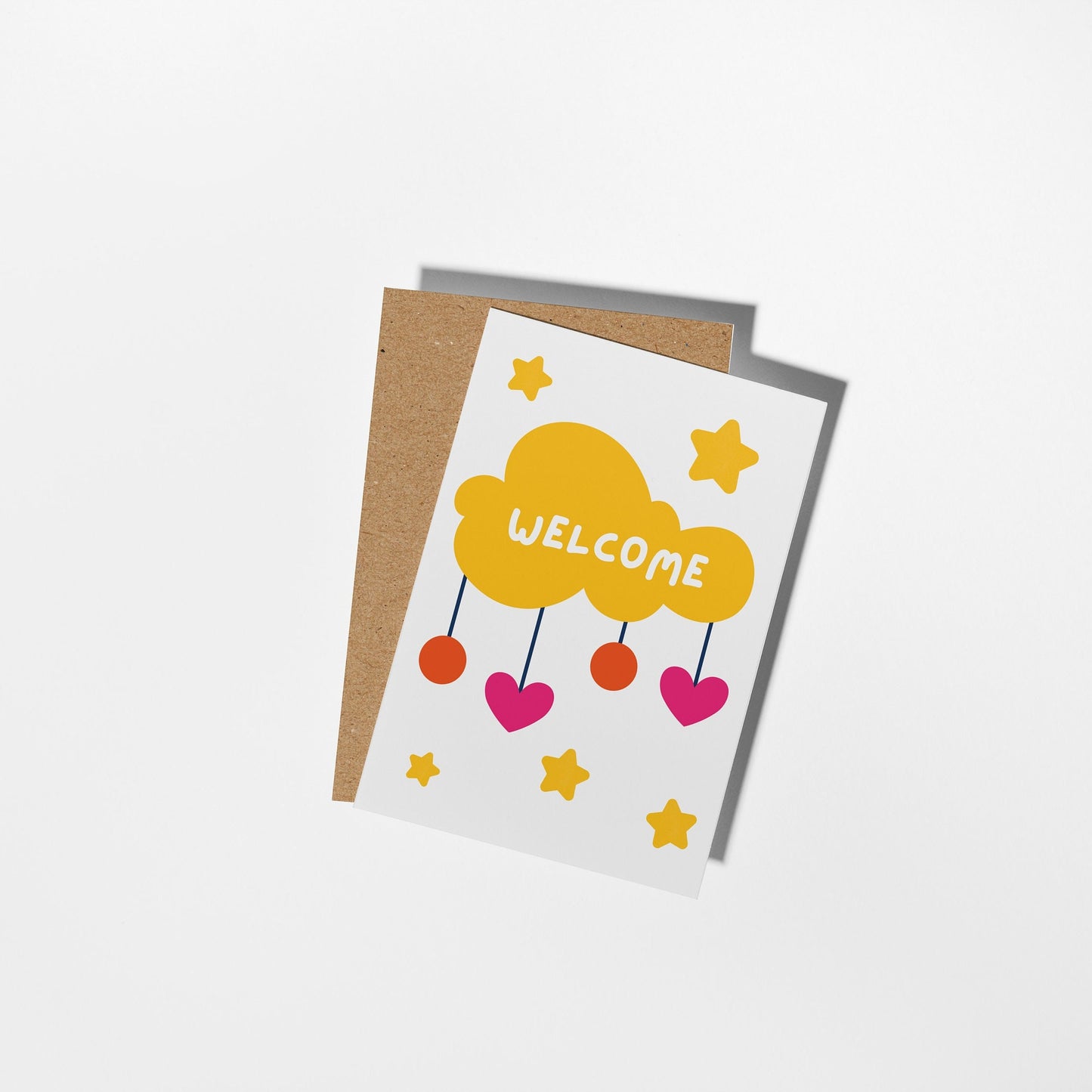 Personalised New Baby Card, Greeting Card for New Baby - PulpKo