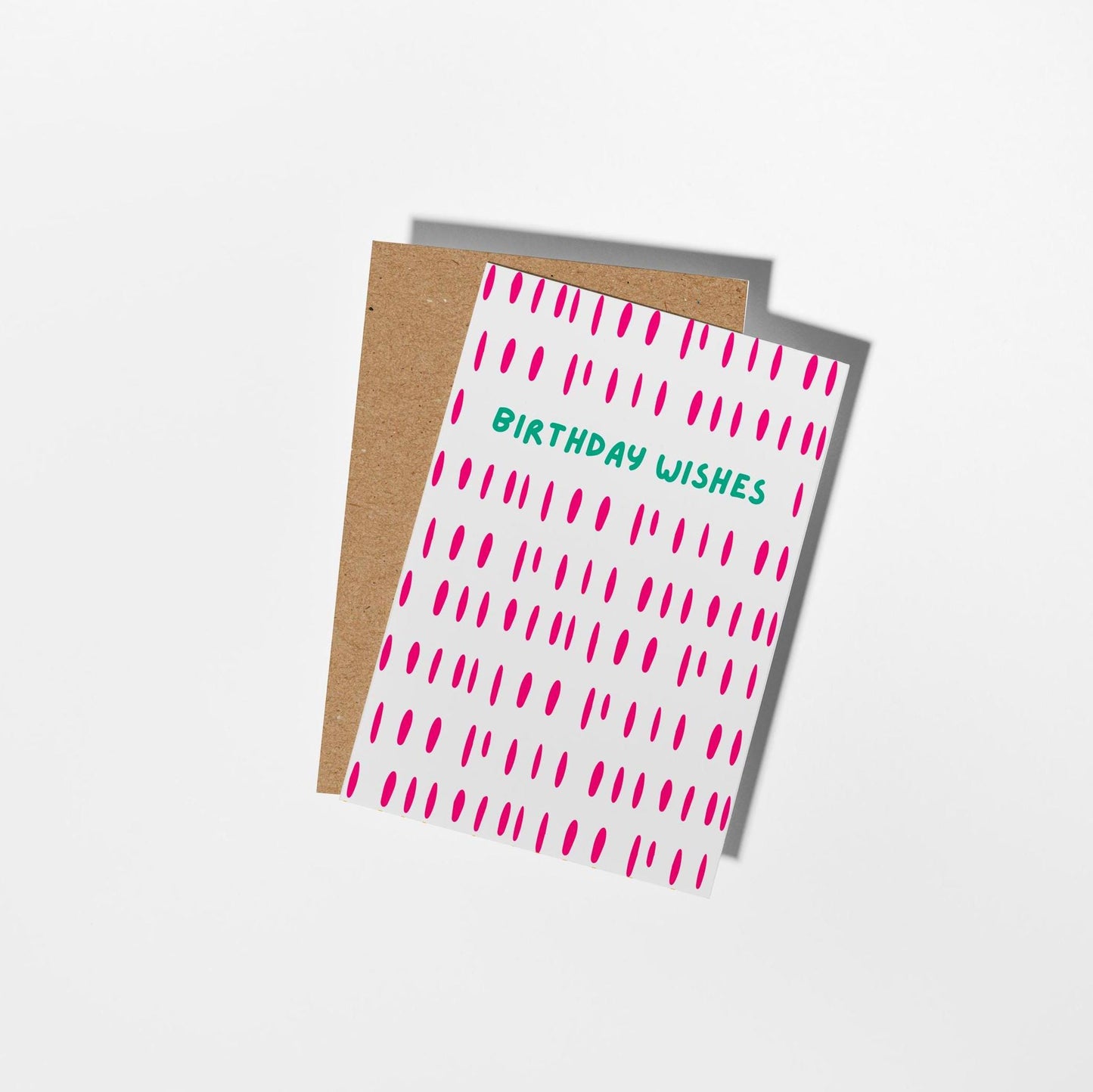 Minimalist Birthday Wishes Card, Modern and Bold Design for a Birthday Celebration - PulpKo