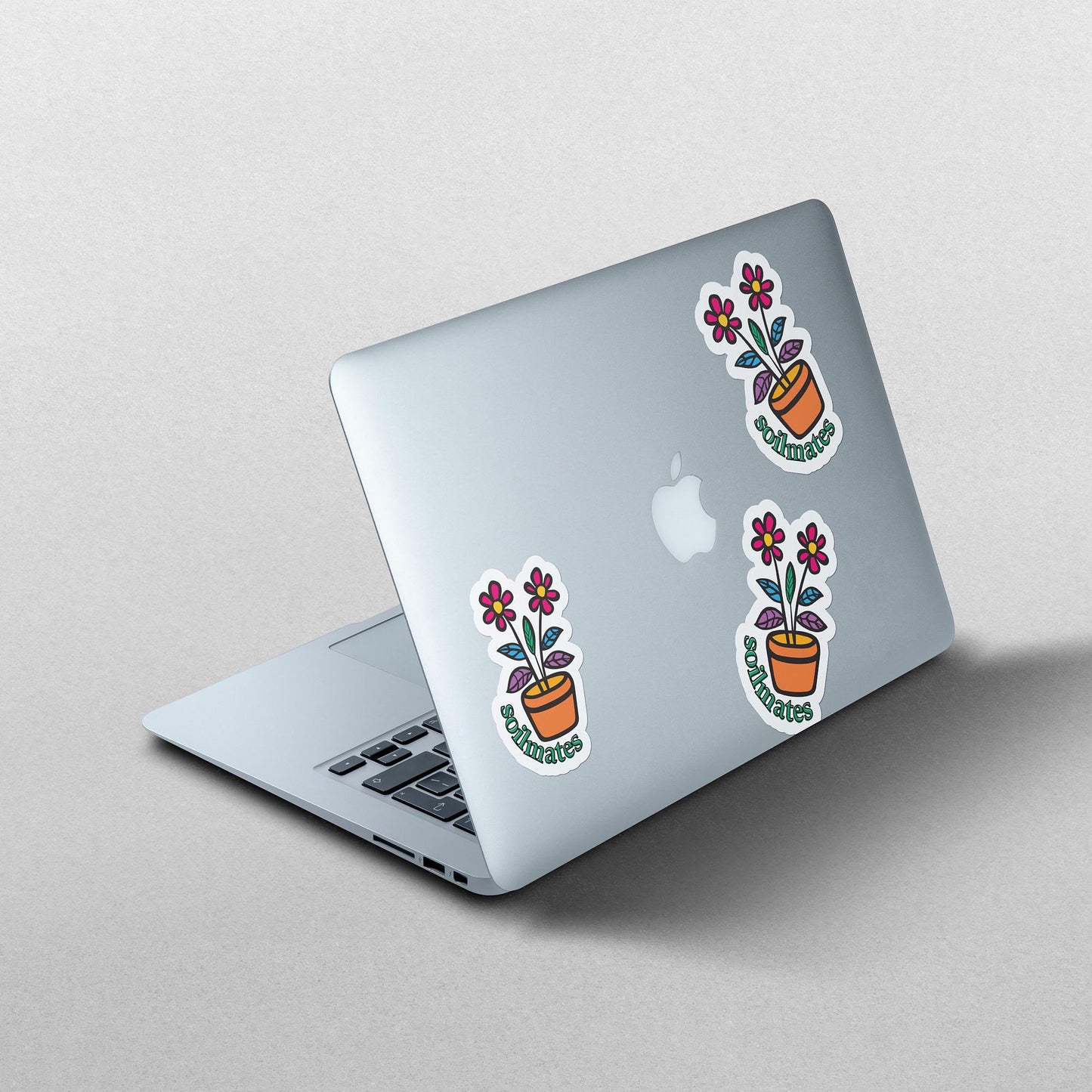 Soilmates Vinyl Plant Sticker For Laptop, Water Bottle, Notebooks - PulpKo