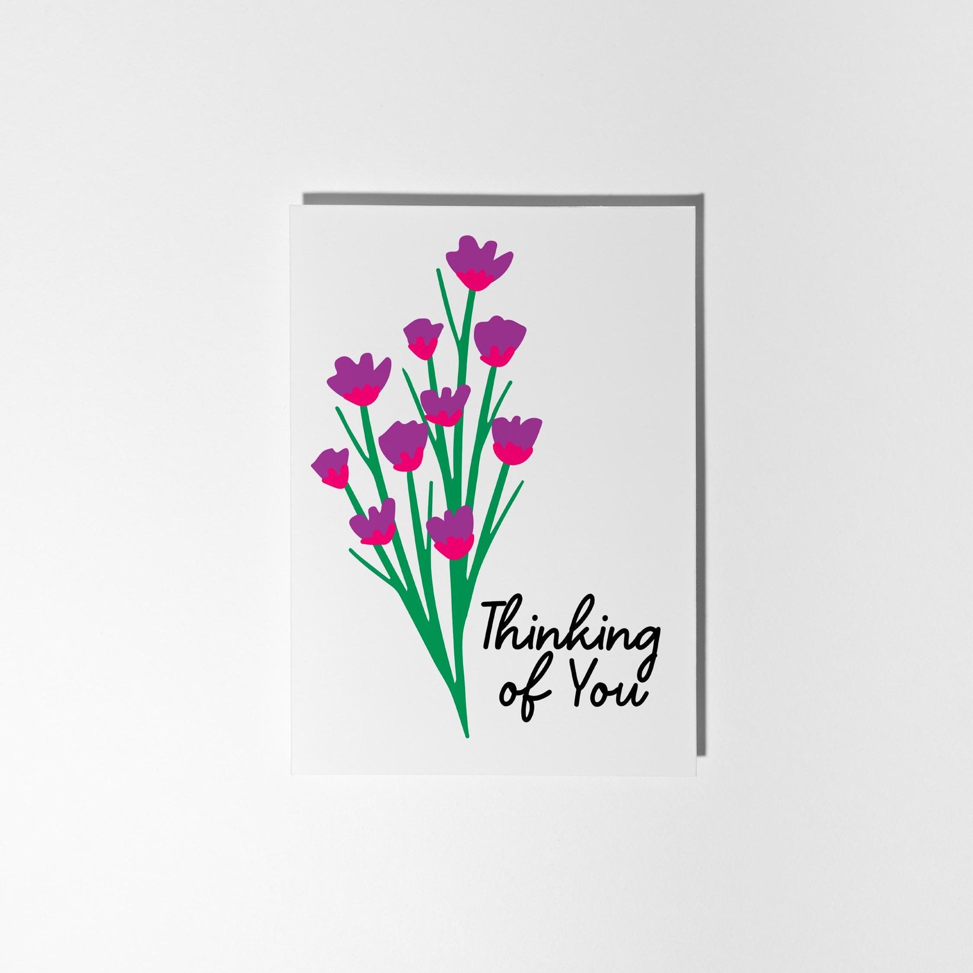 Thinking of You Floral Greeting Card - PulpKo