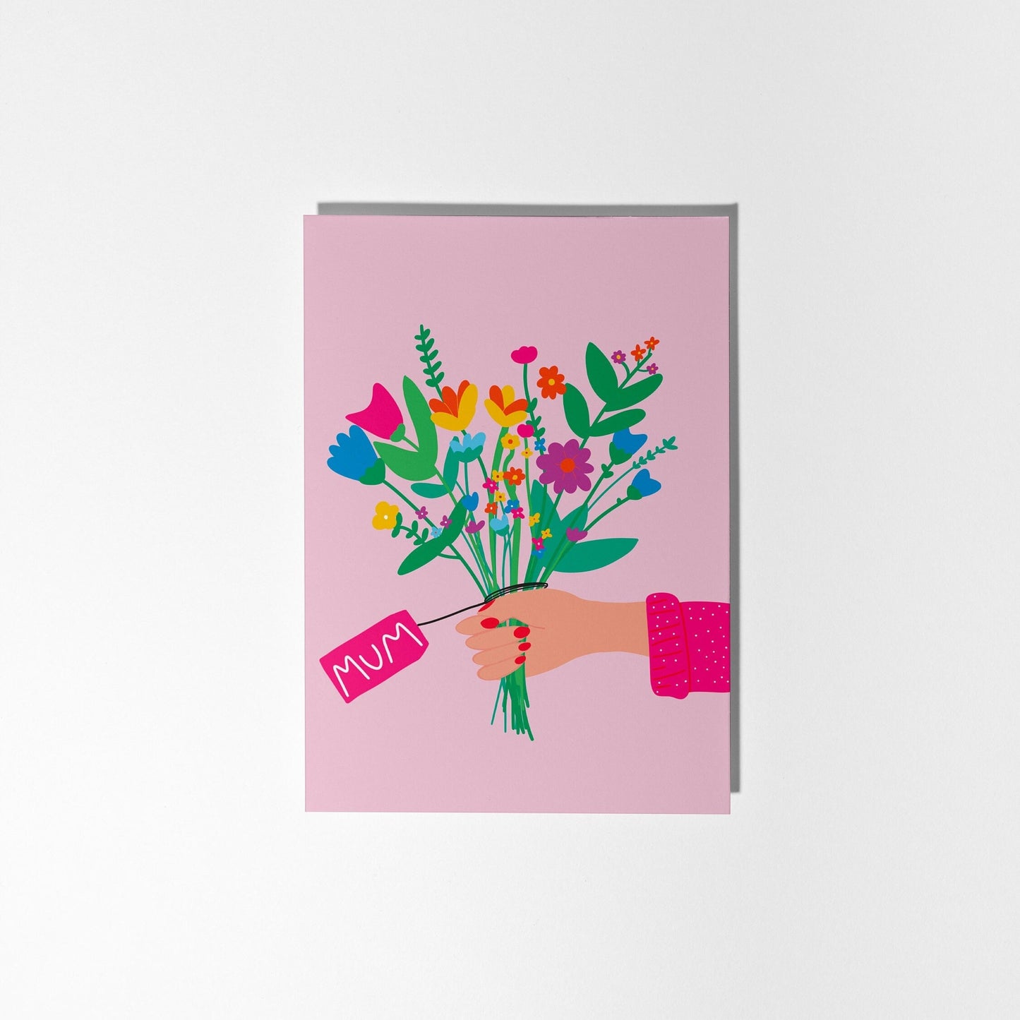 Floral Card for Mum, Perfect for Birthdays, Anniversaries, and Special Occasions - PulpKo