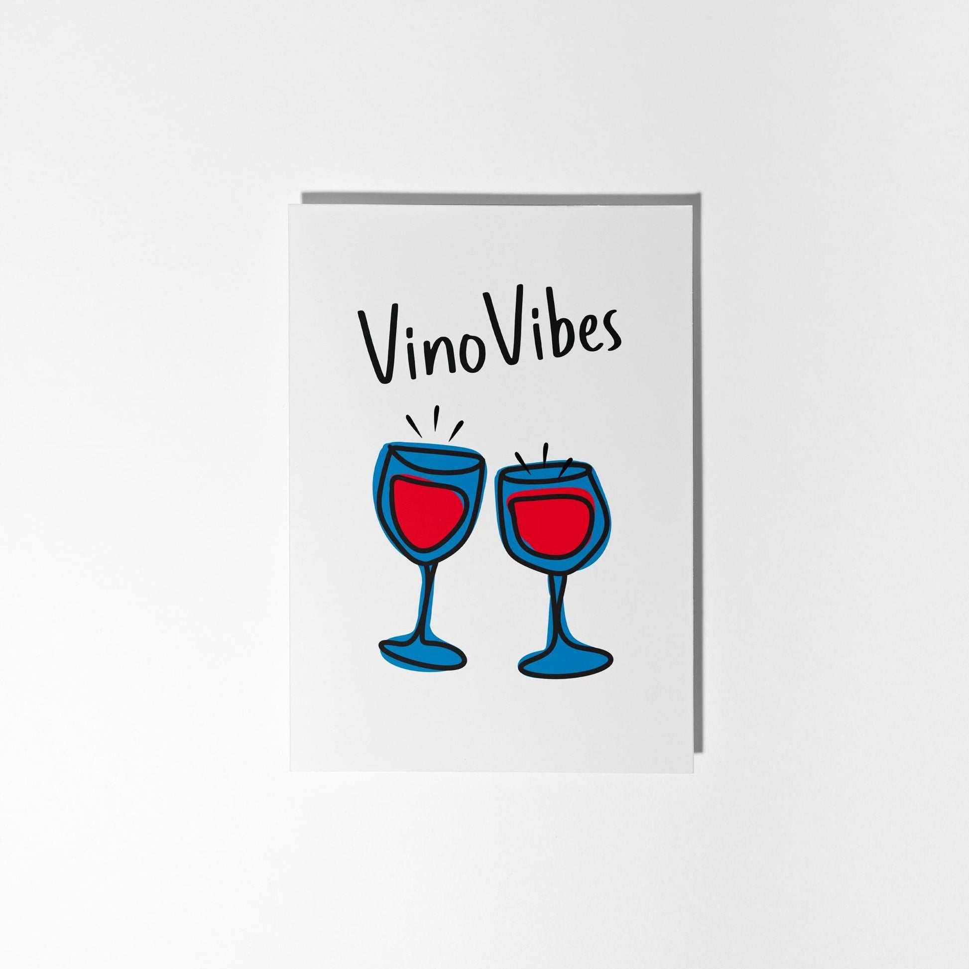 Vino Vibes Celebration Card, For Birthdays, New Jobs, and any other Special Occasion - PulpKo