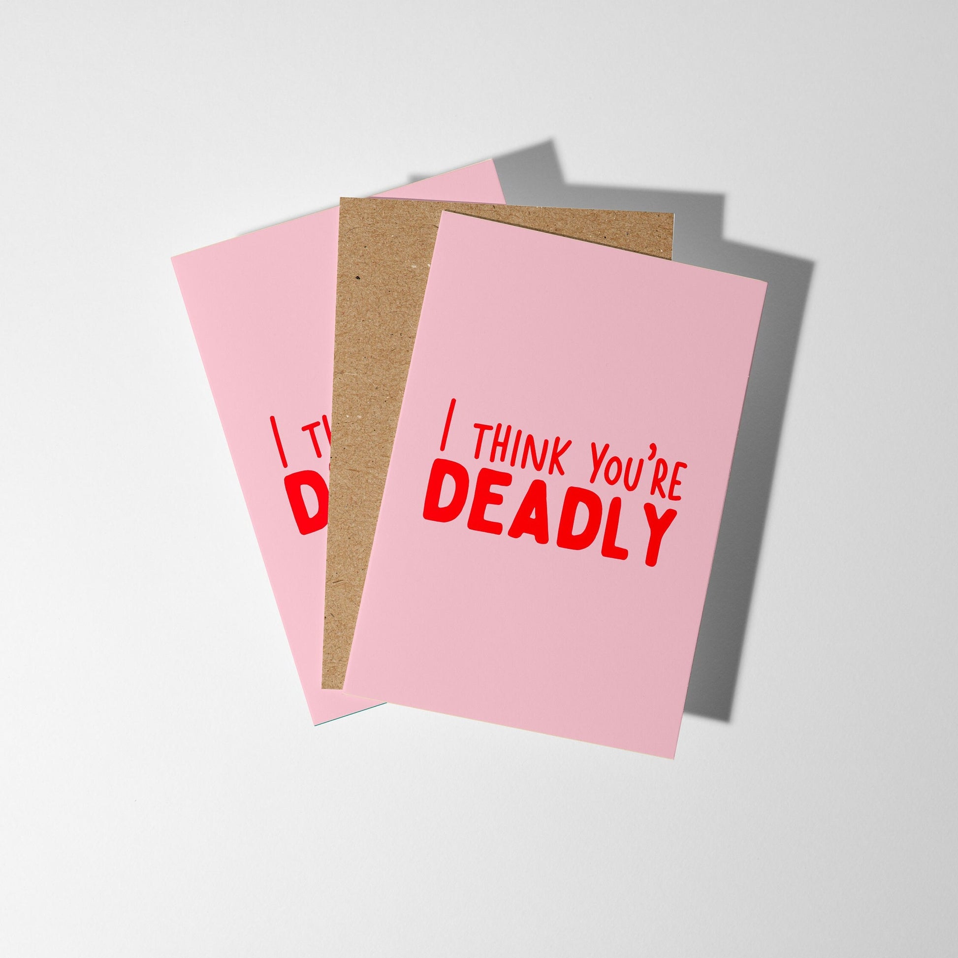 I Think You're Deadly Valentine's Card - PulpKo