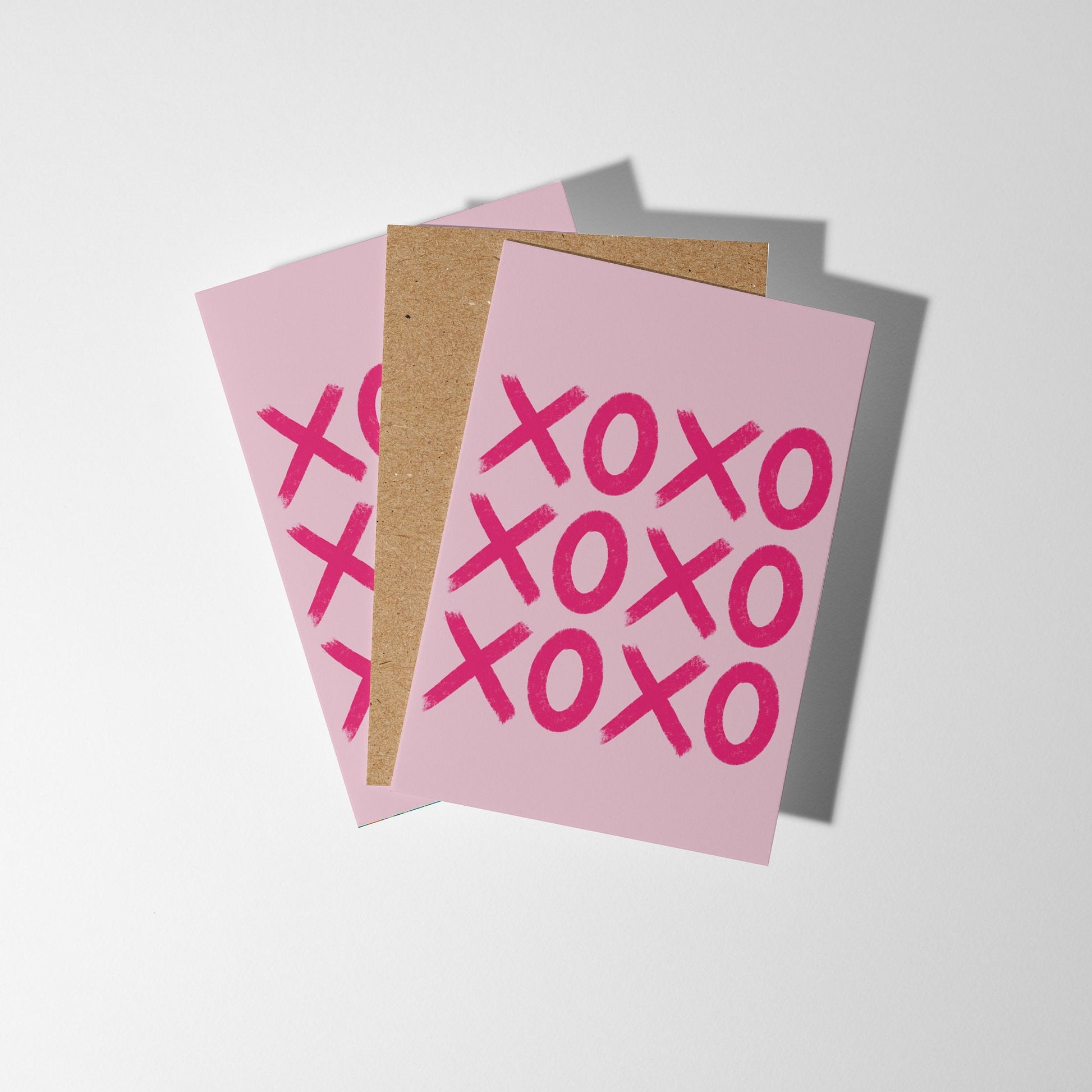 Hugs and Kisses, Blank Appreciation, Love Card - PulpKo