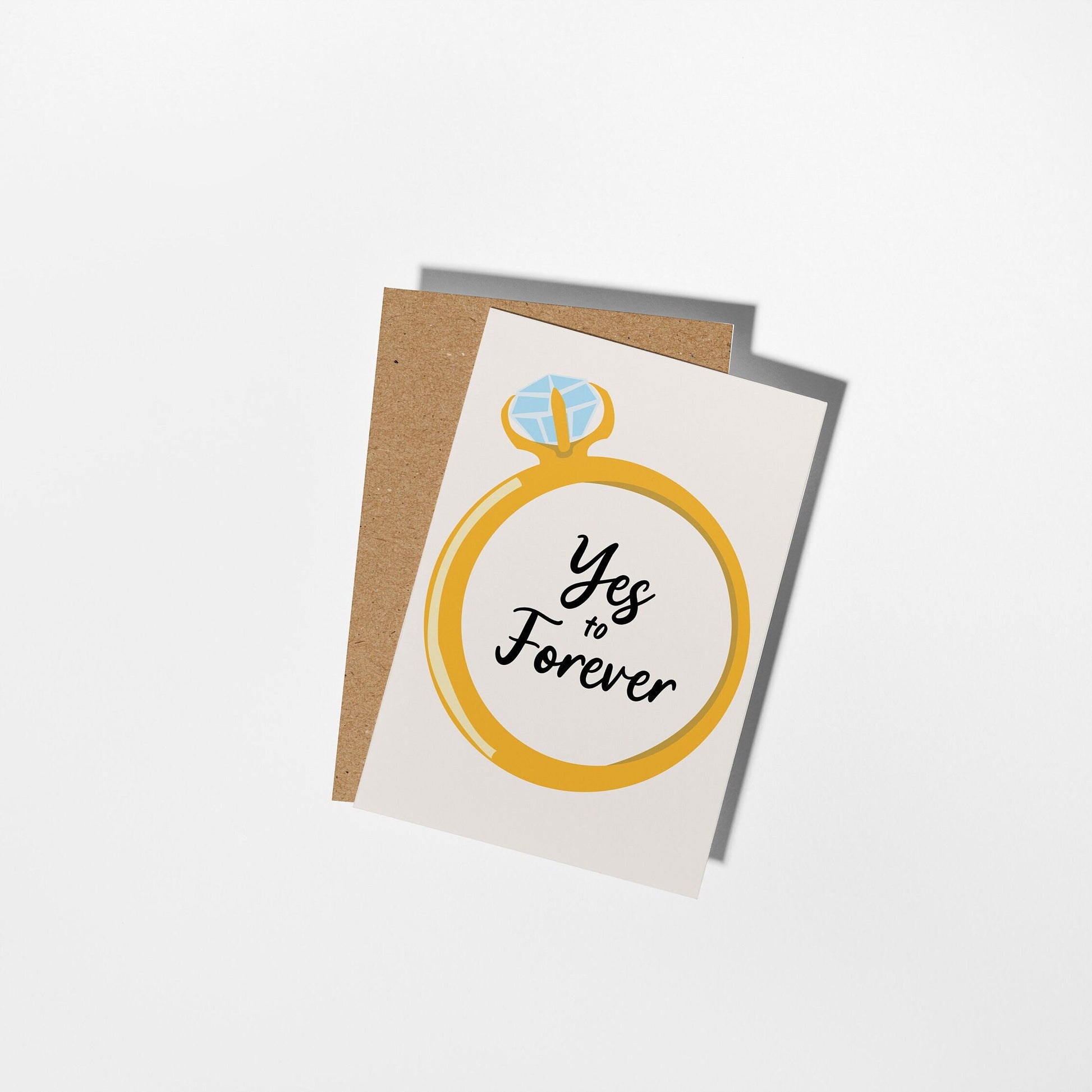 Yes to Forever Engagement Card - PulpKo