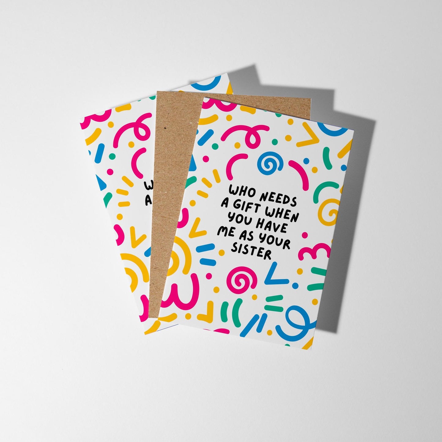 Sister Birthday Card, Funny Card for Sister - PulpKo