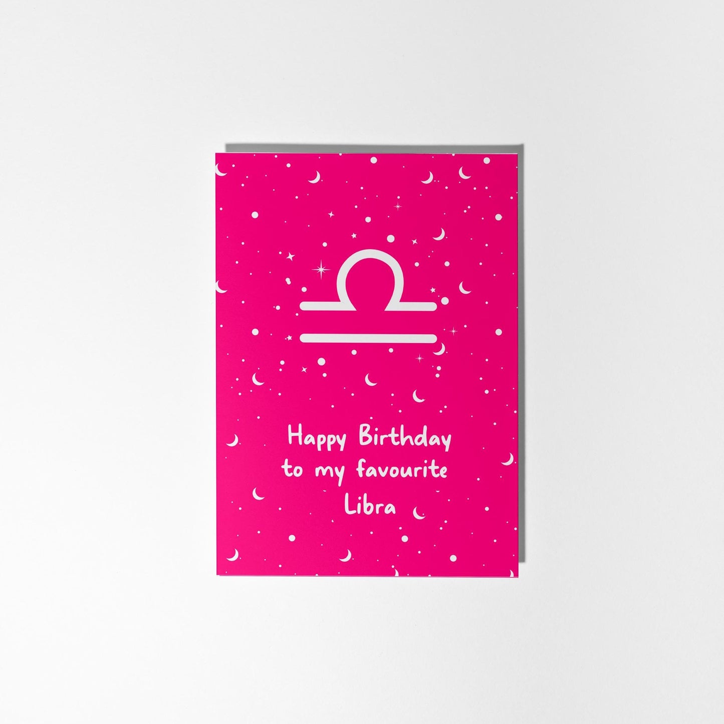 Libra Birthday Card - Star Sign Birthday - PulpKo