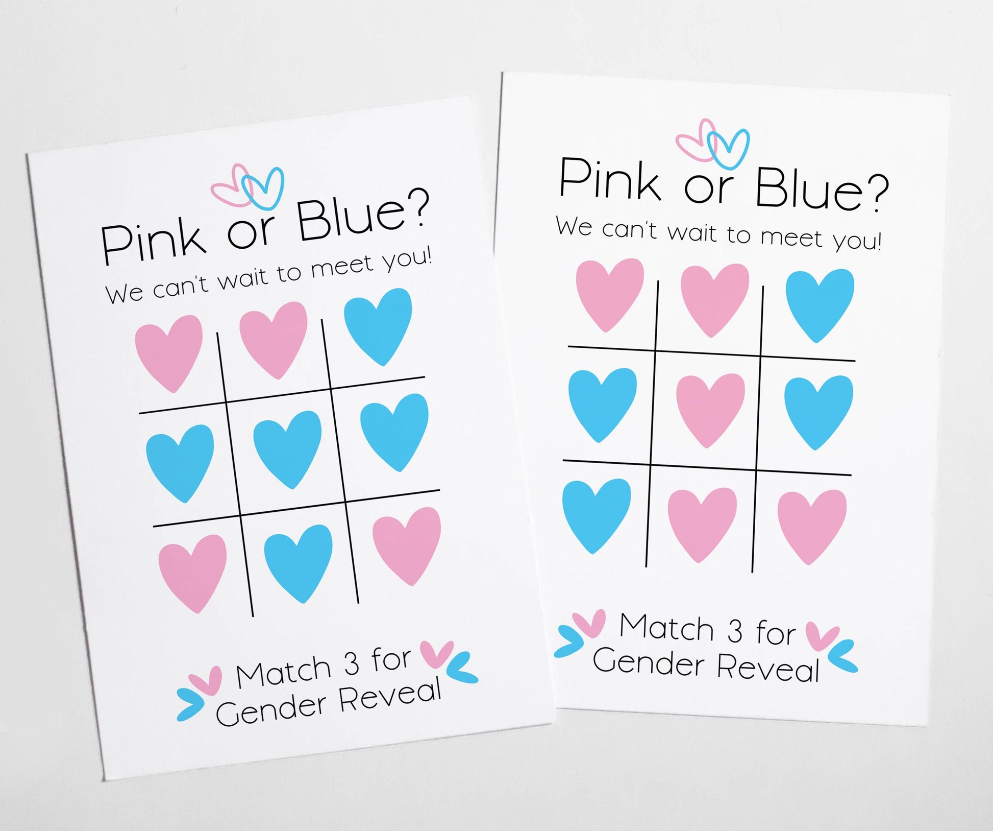 Gender Reveal Scratch Card. Will it be Pink or Blue? - PulpKo