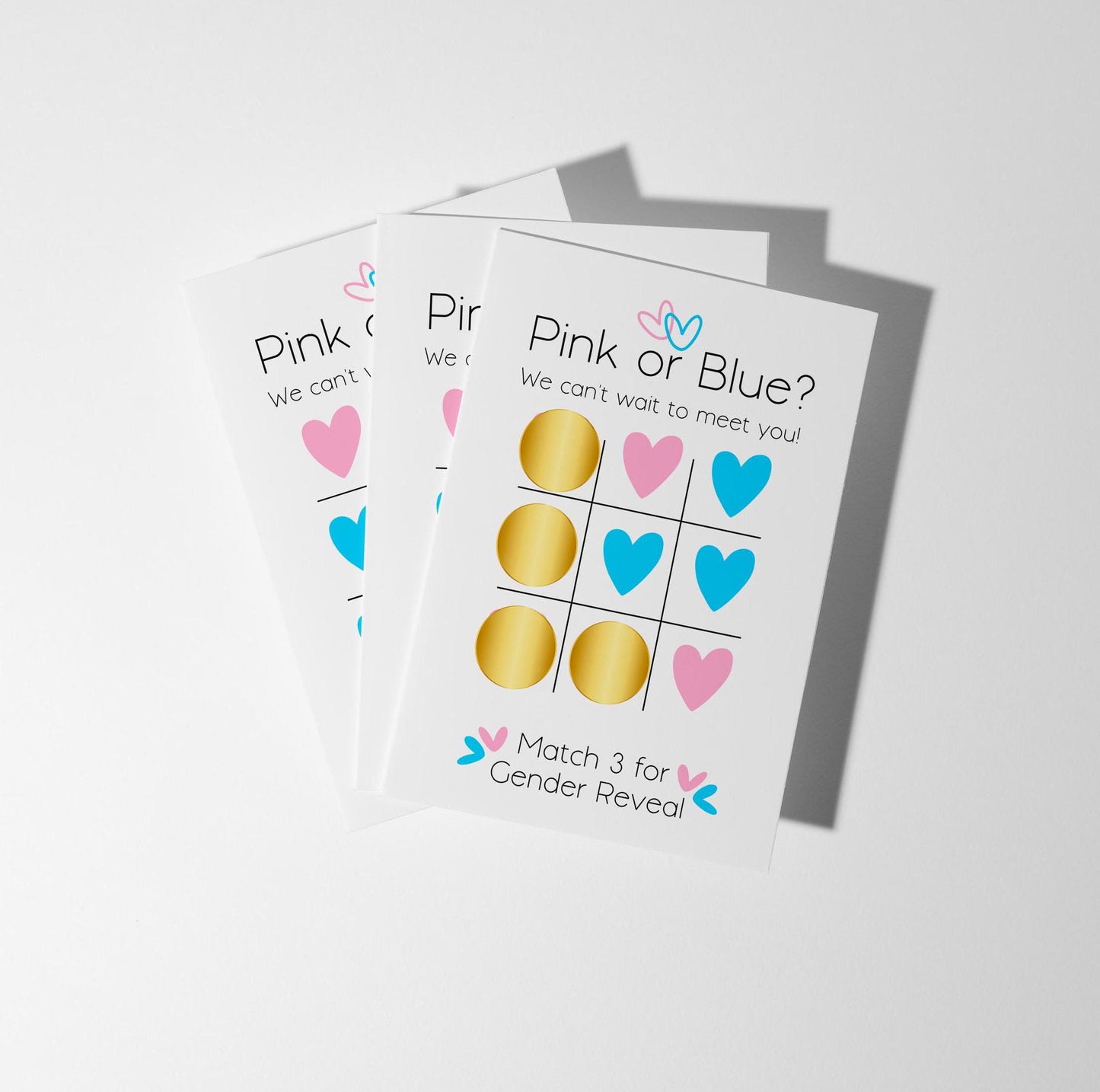 Gender Reveal Scratch Card. Will it be Pink or Blue? - PulpKo