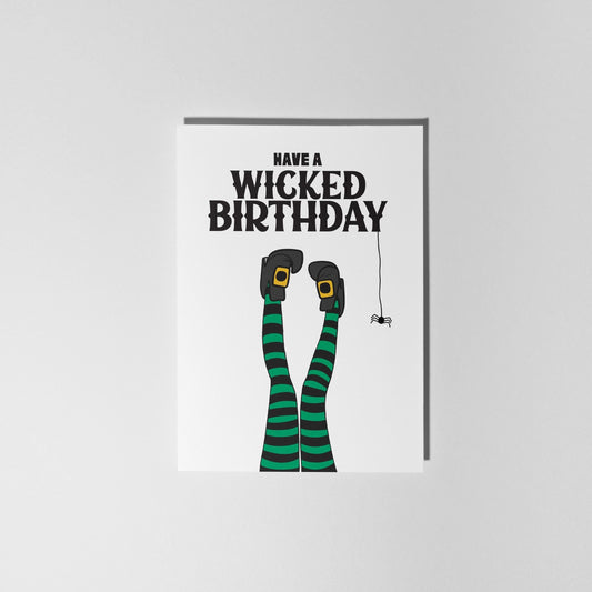 Wicked Witch Birthday Card - PulpKo