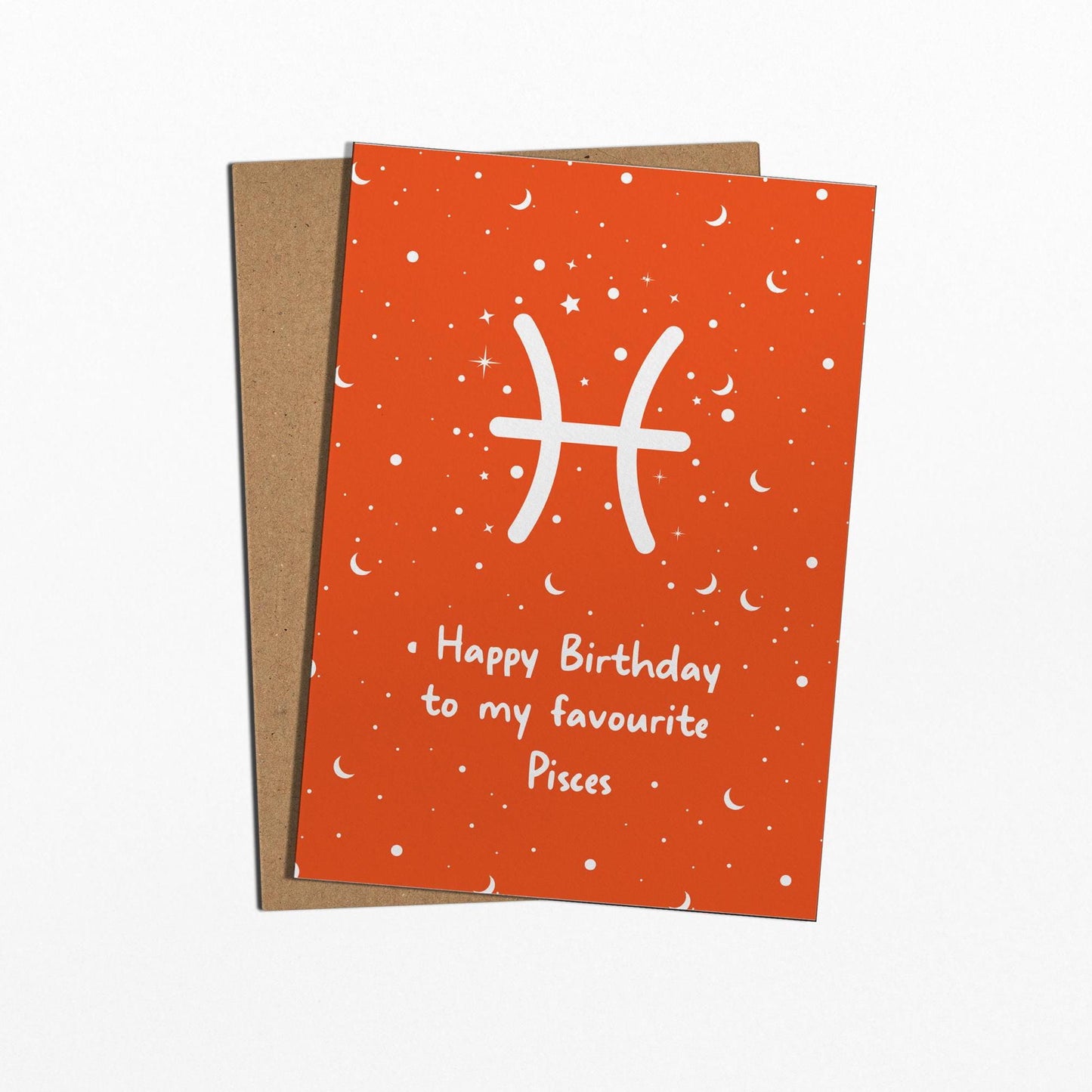 Pisces Birthday Card - Star Sign Birthday - PulpKo