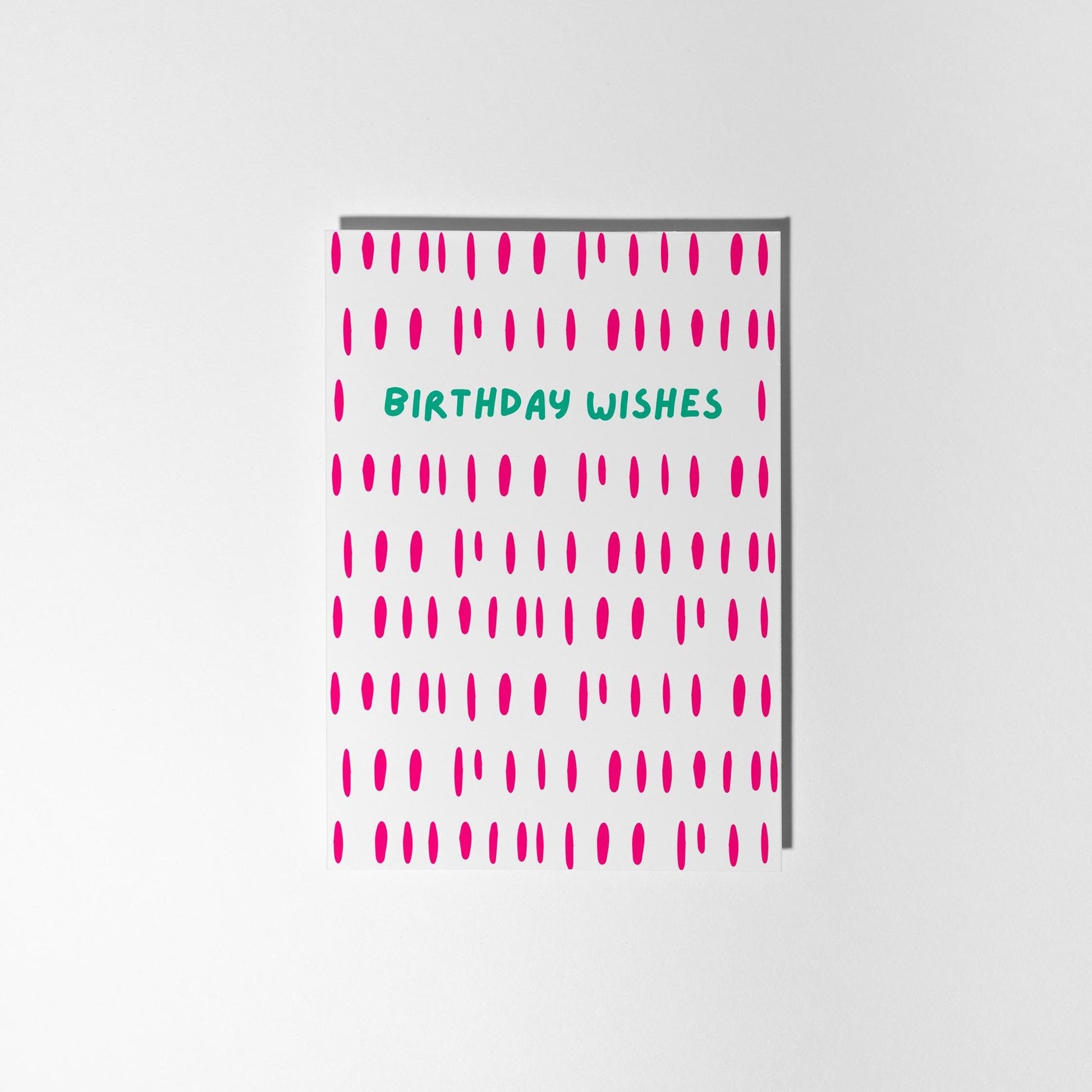 Minimalist Birthday Wishes Card, Modern and Bold Design for a Birthday Celebration - PulpKo