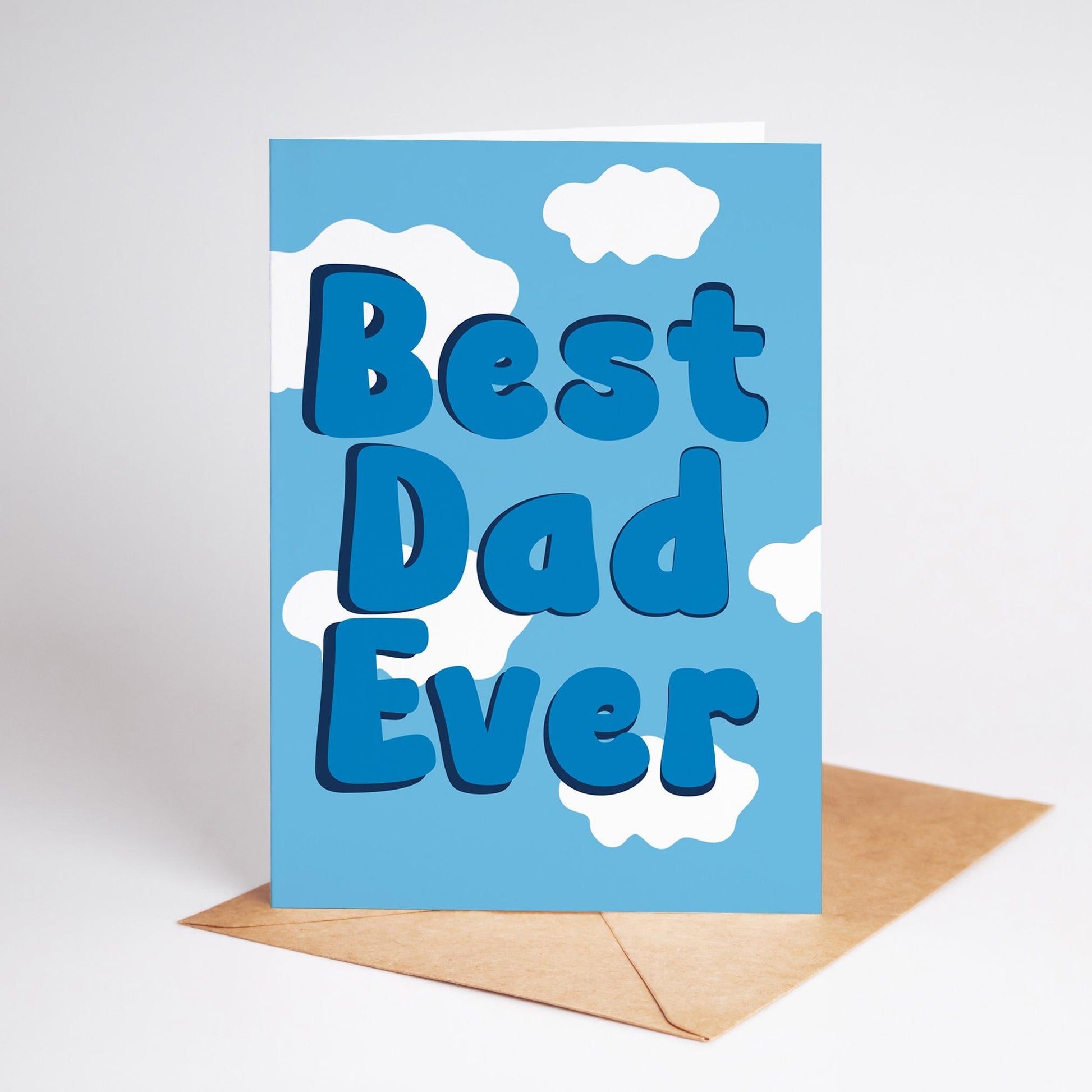 Best Dad Ever Card – Fun and Bold Birthday Card for Dad - PulpKo