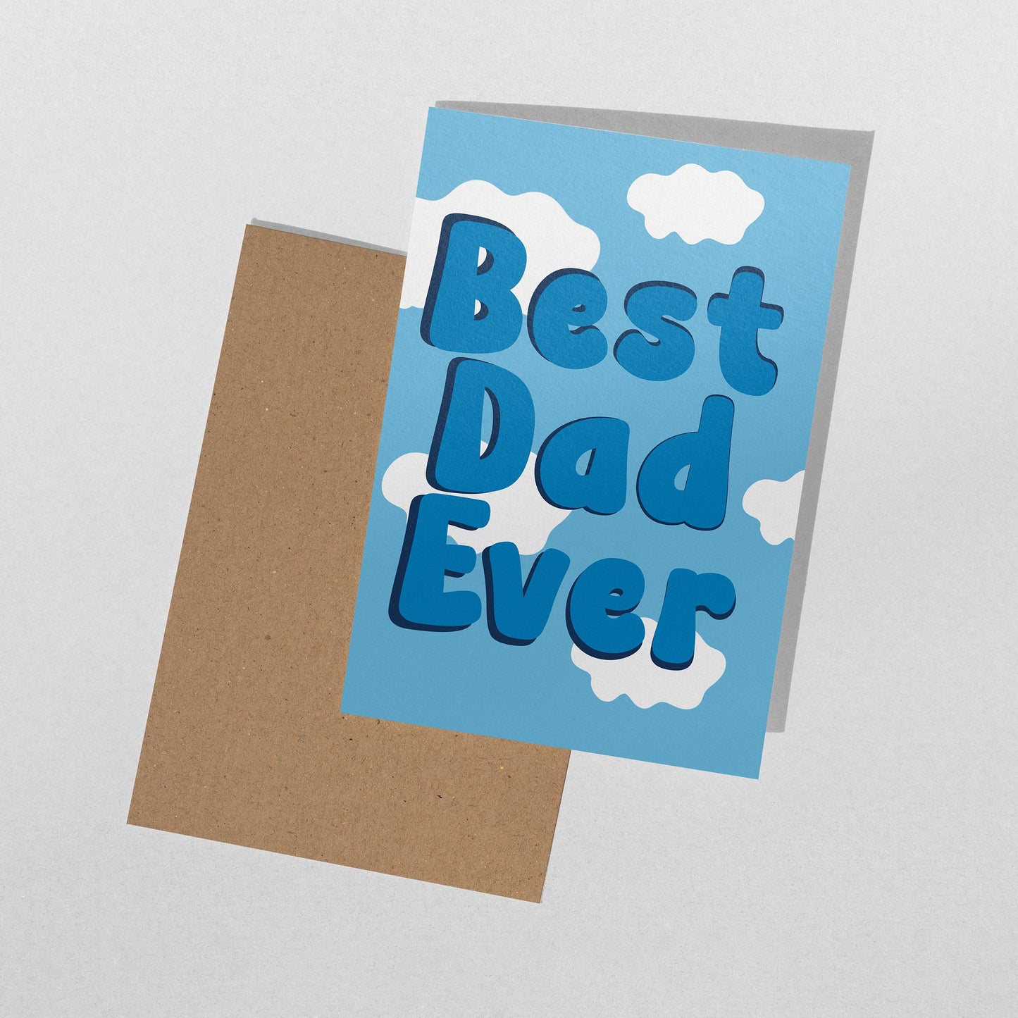 Best Dad Ever Card – Fun and Bold Birthday Card for Dad - PulpKo