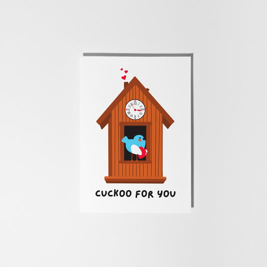 Cuckoo for You Love Card - PulpKo