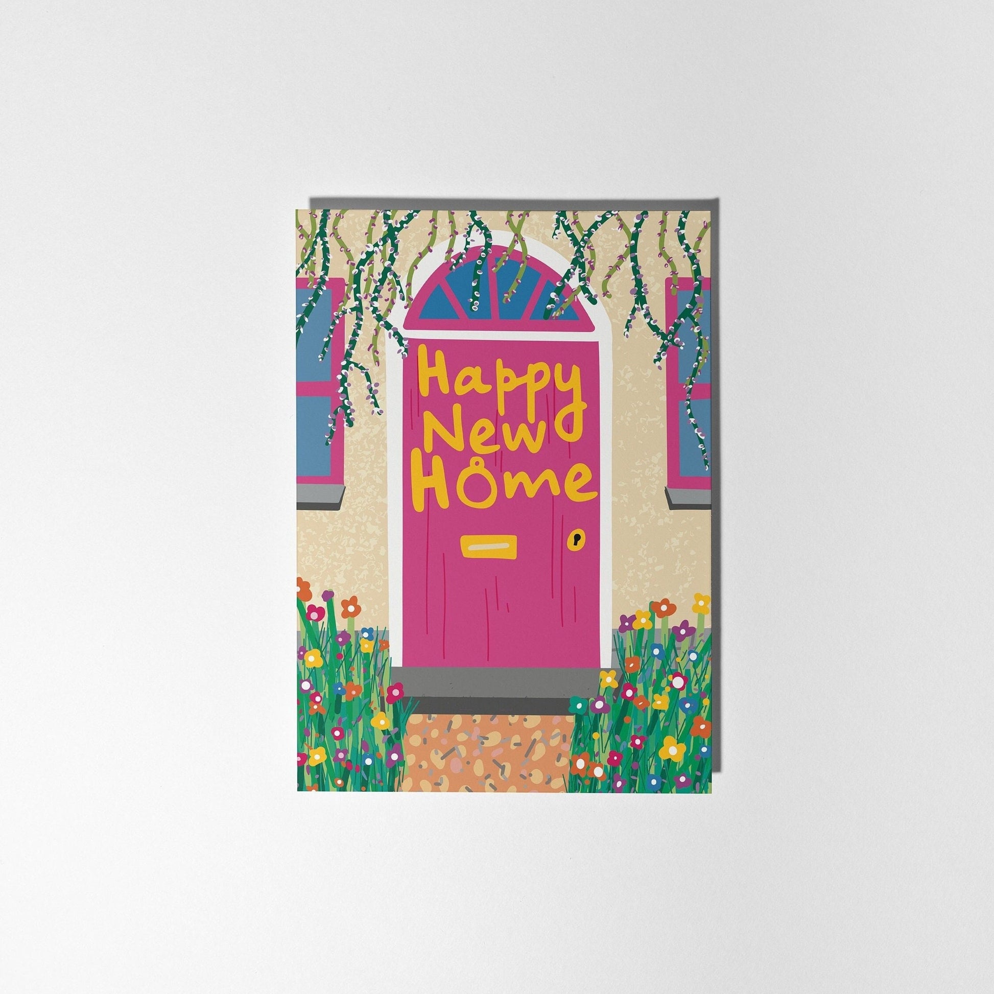 New Home Illustrated Greeting Card - PulpKo