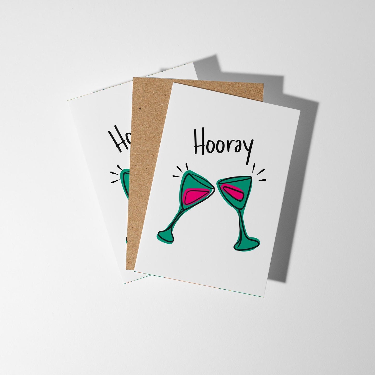 Sip Sip Hooray Celebration Card - PulpKo