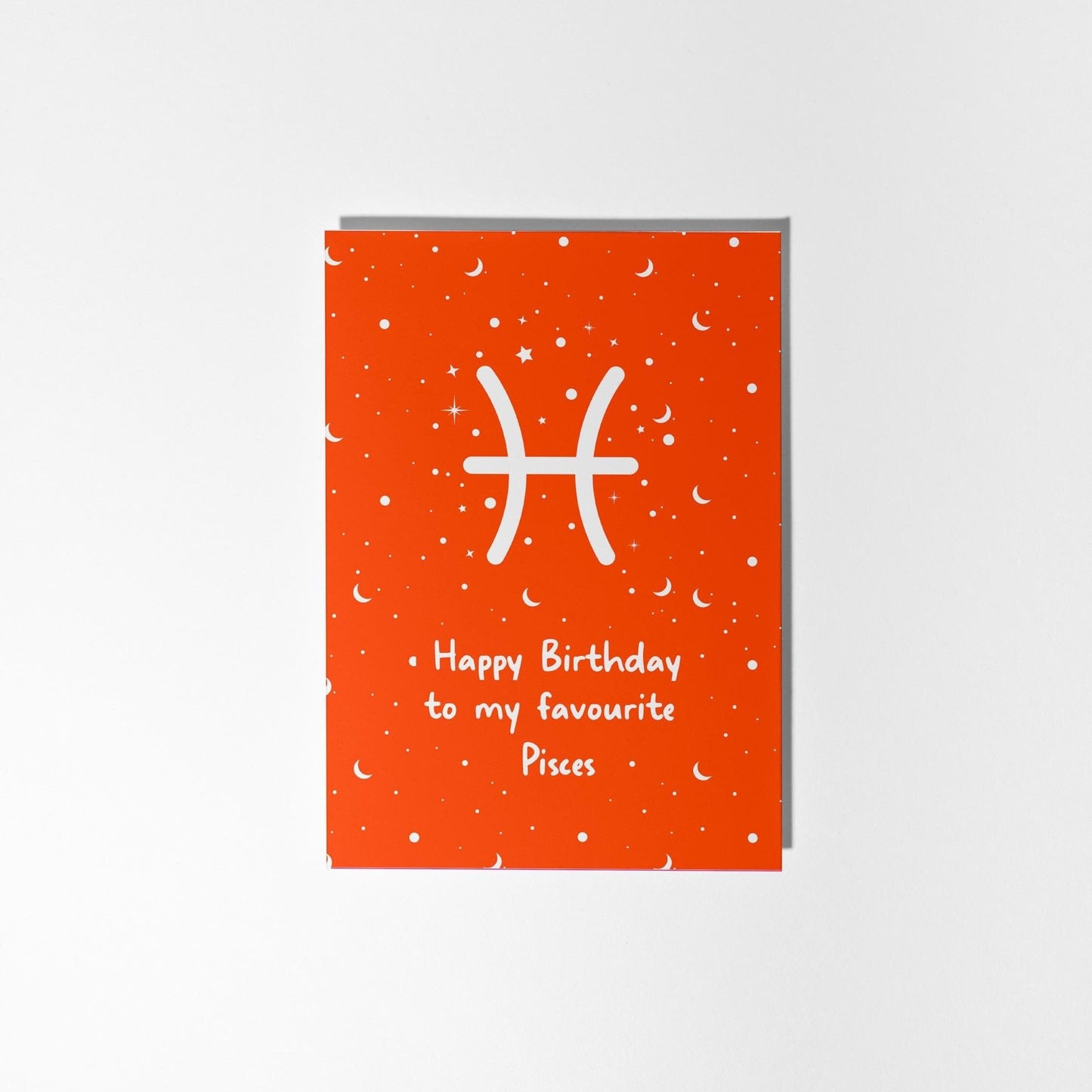 Pisces Birthday Card - Star Sign Birthday - PulpKo