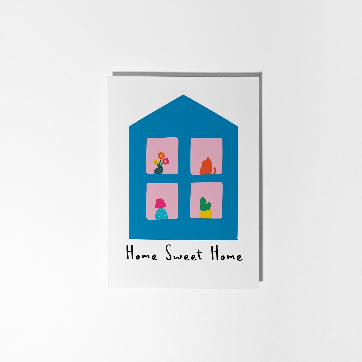 Home Sweet Home, Illustrated New Home Card - PulpKo