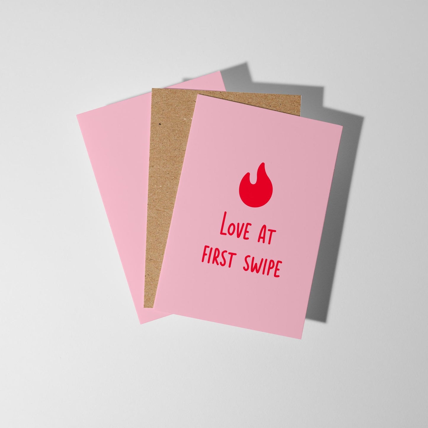 Love at First Swipe Valentines Card - PulpKo