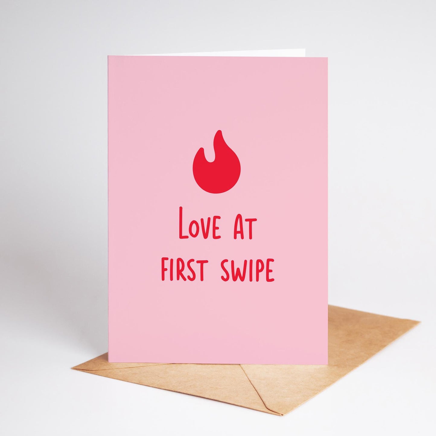 Love at First Swipe Valentines Card - PulpKo