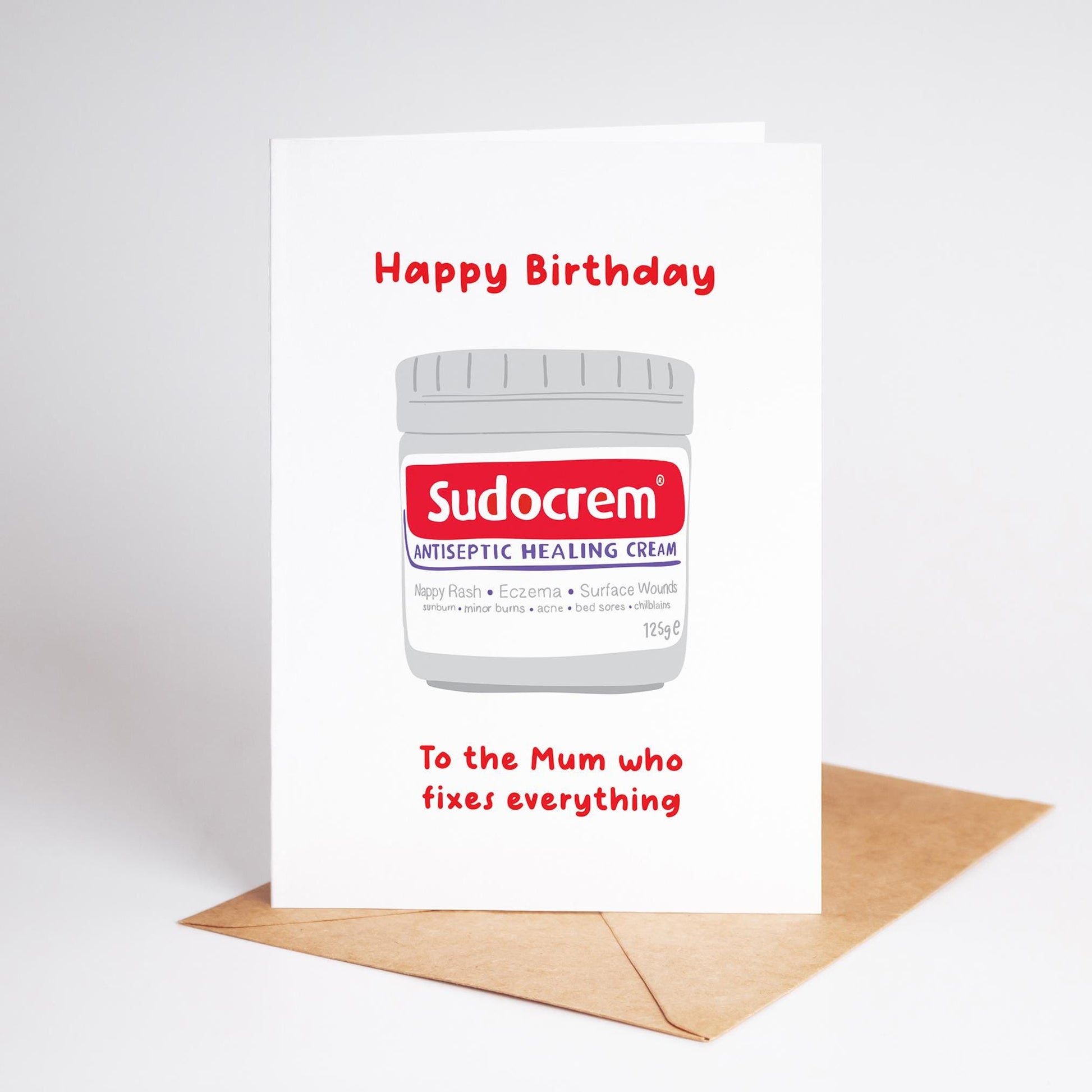 For the Mum Who Fixes Everything, Birthday Card for Mum Appreciation - PulpKo